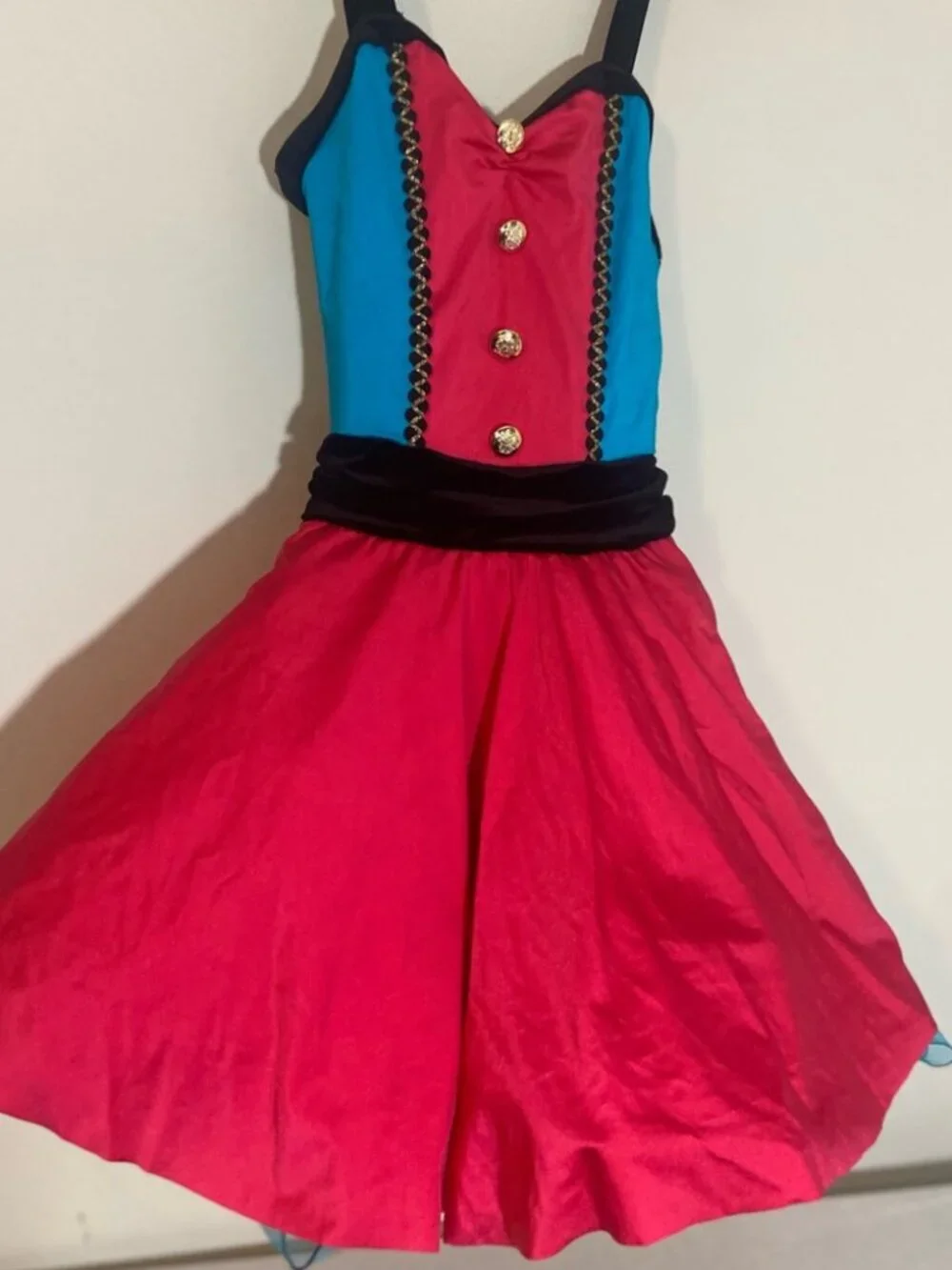 GENUINE Weissman Can Can Dance Costume 10994 SIZE XL CHILD